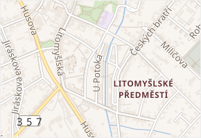 U Potoka v obci Vysoké Mýto - mapa ulice