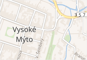 Vladislavova v obci Vysoké Mýto - mapa ulice