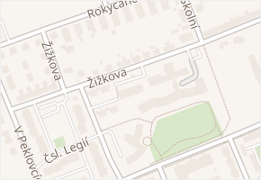 Žižkova v obci Vysoké Mýto - mapa ulice