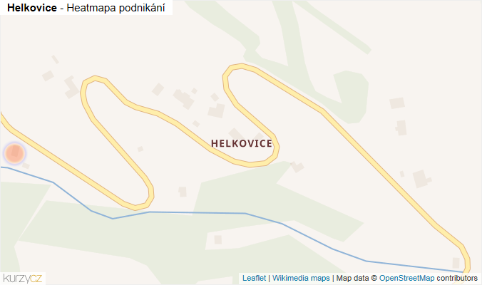 Mapa Helkovice - Firmy v části obce.