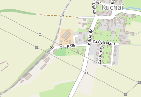K Silu v obci Vysoký Újezd - mapa ulice