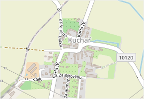 Karla IV. v obci Vysoký Újezd - mapa ulice