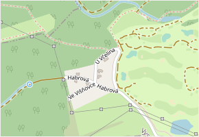 U Včelína v obci Vysoký Újezd - mapa ulice