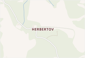 Herbertov v obci Vyšší Brod - mapa části obce