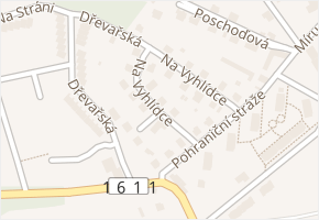 Na Vyhlídce v obci Vyšší Brod - mapa ulice