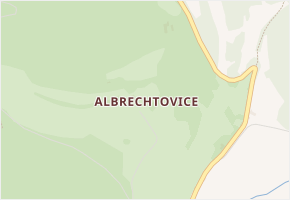 Albrechtovice v obci Záblatí - mapa části obce