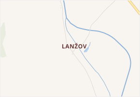 Lanžov v obci Záboří nad Labem - mapa ulice