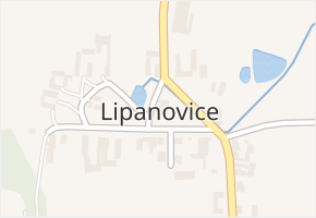 Lipanovice v obci Záboří - mapa části obce
