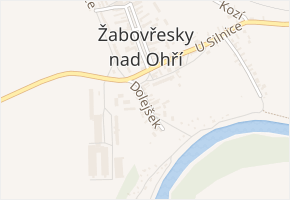 Dolejšek v obci Žabovřesky nad Ohří - mapa ulice