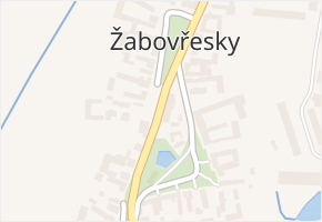 Žabovřesky v obci Žabovřesky - mapa části obce