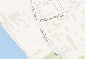 28. října v obci Zábřeh - mapa ulice