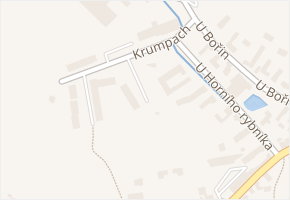 Krumpach v obci Zábřeh - mapa ulice