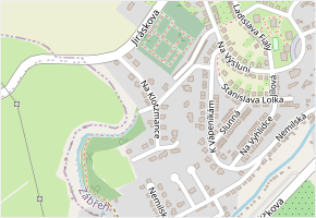 Na Klotzmance v obci Zábřeh - mapa ulice