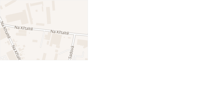 Na Křtaltě v obci Zábřeh - mapa ulice