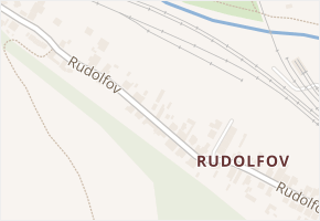 Rudolfov v obci Zábřeh - mapa ulice