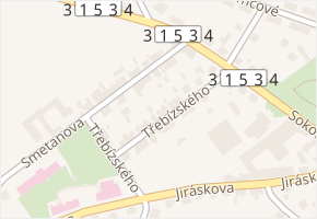Třebízského v obci Zábřeh - mapa ulice