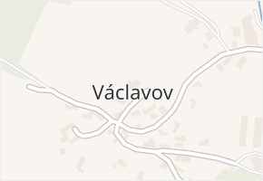 Václavov v obci Zábřeh - mapa části obce