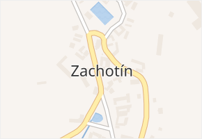 Zachotín v obci Zachotín - mapa části obce