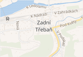 Na Sádku v obci Zadní Třebaň - mapa ulice