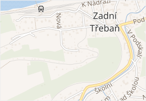V Úvoze v obci Zadní Třebaň - mapa ulice