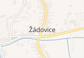 Žádovice v obci Žádovice - mapa části obce