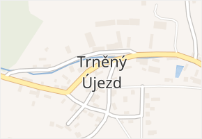 Trněný Újezd v obci Zákolany - mapa části obce