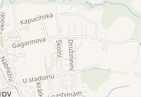 Družstevní v obci Zákupy - mapa ulice