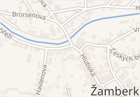 Havlíčkovo nábřeží v obci Žamberk - mapa ulice
