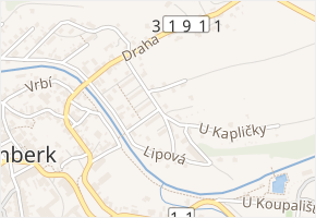 Pod Kapličkou v obci Žamberk - mapa ulice