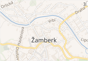 Pod Radnicí v obci Žamberk - mapa ulice