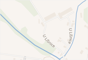 U Líšnice v obci Žamberk - mapa ulice