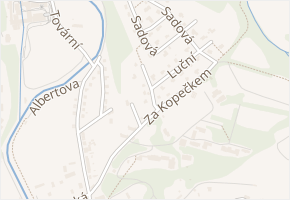 V Břízkách v obci Žamberk - mapa ulice