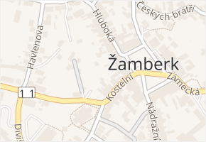 Velký Hájek v obci Žamberk - mapa ulice
