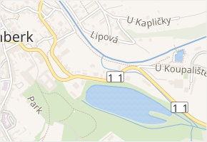 Zámecká v obci Žamberk - mapa ulice