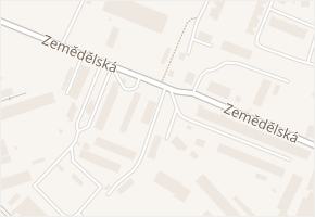 Zemědělská v obci Žamberk - mapa ulice