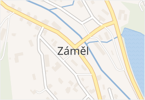 Záměl v obci Záměl - mapa části obce