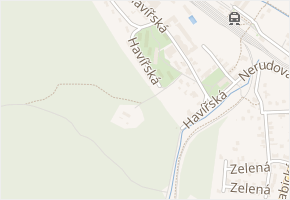 Plantáže v obci Zastávka - mapa ulice
