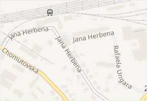 Jana Herbena v obci Žatec - mapa ulice