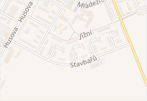 Javorová v obci Žatec - mapa ulice