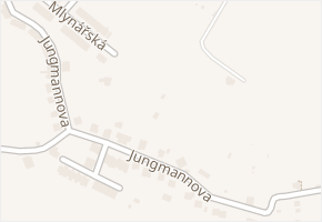 Jungmannova v obci Žatec - mapa ulice