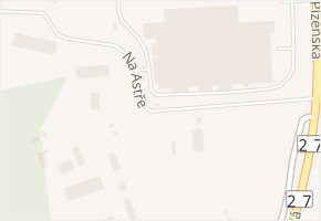 Na Astře v obci Žatec - mapa ulice