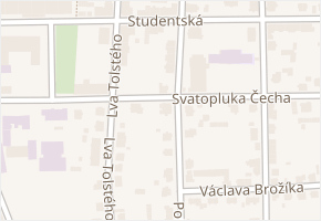Politických vězňů v obci Žatec - mapa ulice