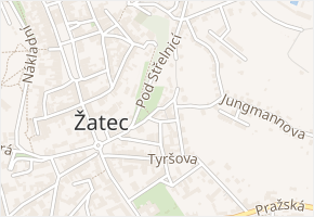 U Odborů v obci Žatec - mapa ulice
