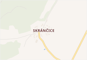 Skránčice v obci Zavlekov - mapa části obce