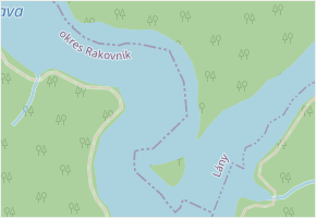 Sídliště Klíčava v obci Zbečno - mapa ulice