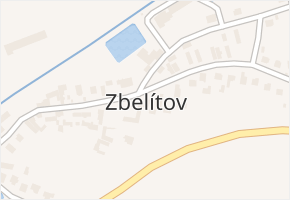 Zbelítov v obci Zbelítov - mapa části obce