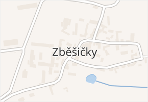 Zběšičky v obci Zběšičky - mapa části obce