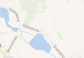Šrámkova v obci Zbiroh - mapa ulice