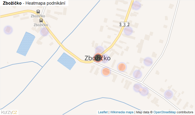 Mapa Zbožíčko - Firmy v části obce.