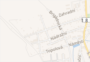 Družstevní v obci Zbůch - mapa ulice